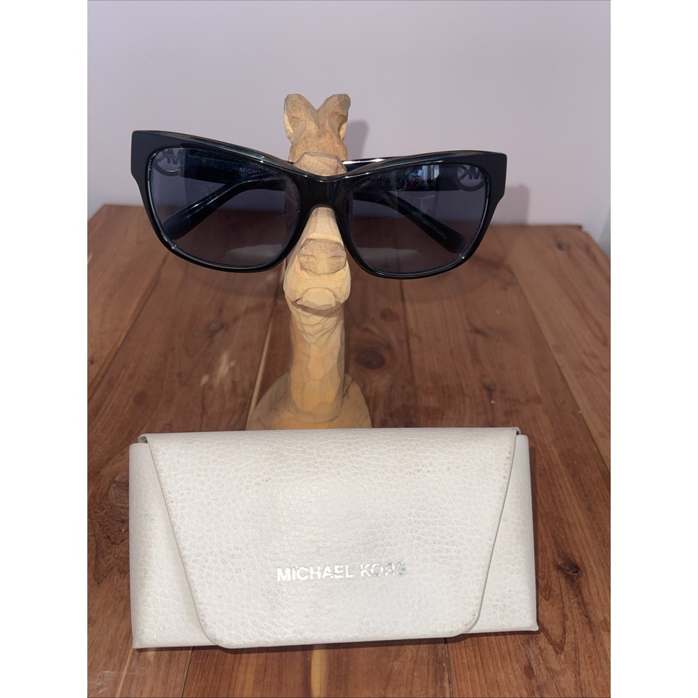 Michael Kors Gloss Black Blue Gradient Sunglasses‎ MK6003 Salzburg Case Designer